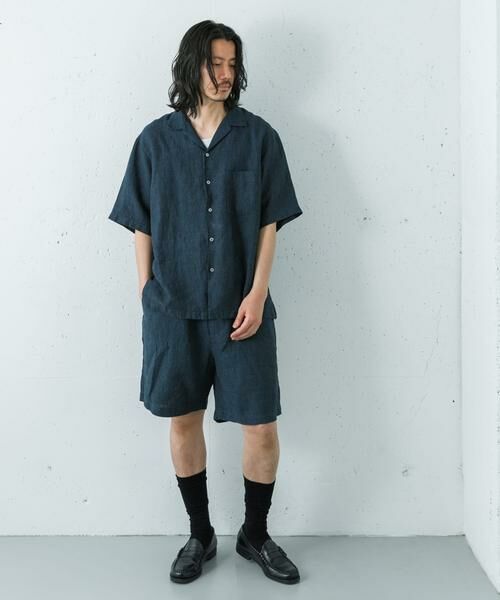 URBAN RESEARCH / アーバンリサーチ ショート・ハーフ・半端丈パンツ | LINEN CHAMBRAY SHORTS | 詳細12
