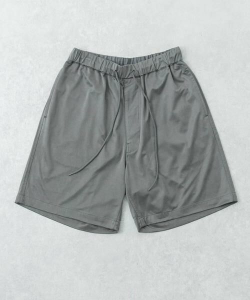 URBAN RESEARCH / アーバンリサーチ ショート・ハーフ・半端丈パンツ | WASHABLE CUPRO SHORTS（カーキ）