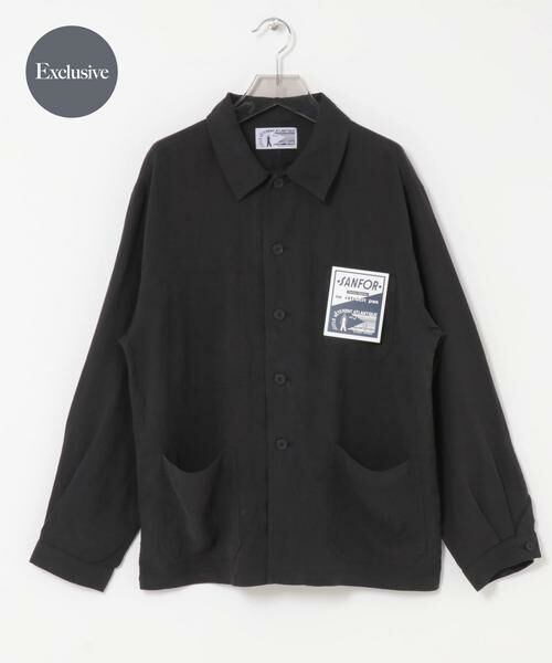 URBAN RESEARCH / アーバンリサーチ その他アウター | 『別注』LE VETEMENT ATLANTIQUE×URBAN RESEARCH　ワークジャケット（ブラック）