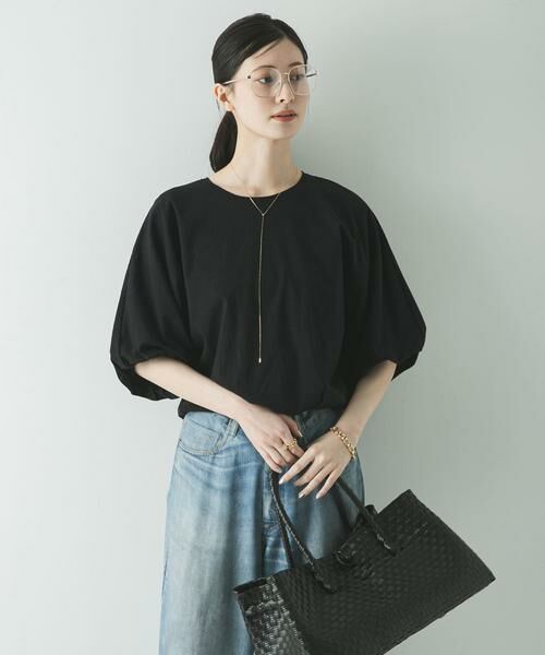 URBAN RESEARCH / アーバンリサーチ Tシャツ | バルーンカットソー（ブラック）