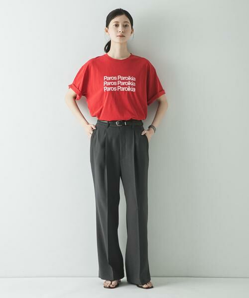 URBAN RESEARCH / アーバンリサーチ Tシャツ | シアープリントカラーTシャツ | 詳細7
