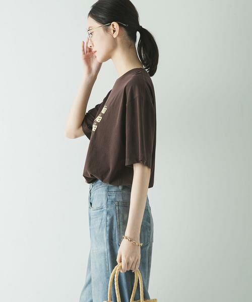 URBAN RESEARCH / アーバンリサーチ Tシャツ | シアープリントカラーTシャツ | 詳細12