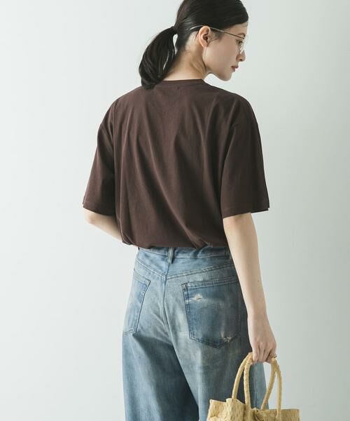 URBAN RESEARCH / アーバンリサーチ Tシャツ | シアープリントカラーTシャツ | 詳細13