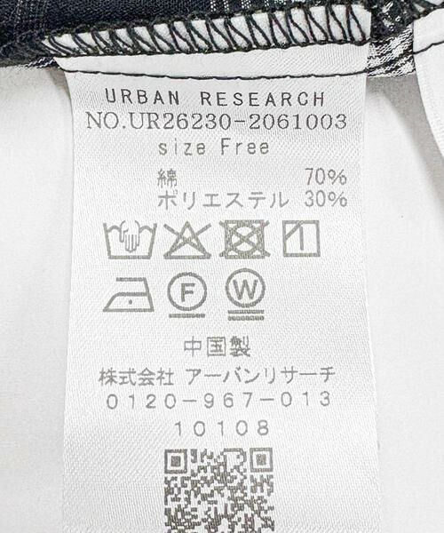 URBAN RESEARCH / アーバンリサーチ ワンピース | サッカーチェックワンピース | 詳細23