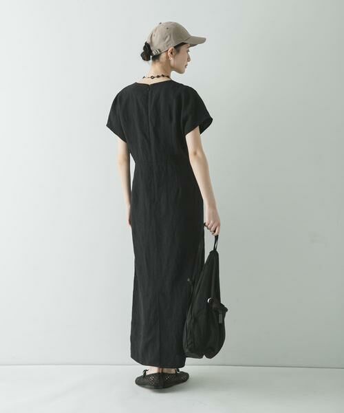 URBAN RESEARCH / アーバンリサーチ ワンピース | フレンチスリーブリネンワンピース | 詳細6