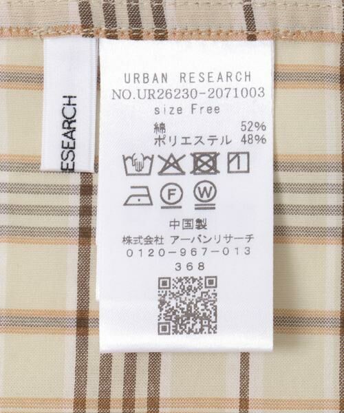 URBAN RESEARCH / アーバンリサーチ その他アウター | シアーチェックジャケット | 詳細8