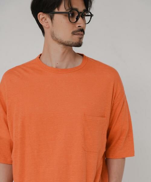 URBAN RESEARCH / アーバンリサーチ Tシャツ | 『別注』YLEVE×URBAN RESEARCH　LINEN POCKET T-SHIRTS | 詳細1