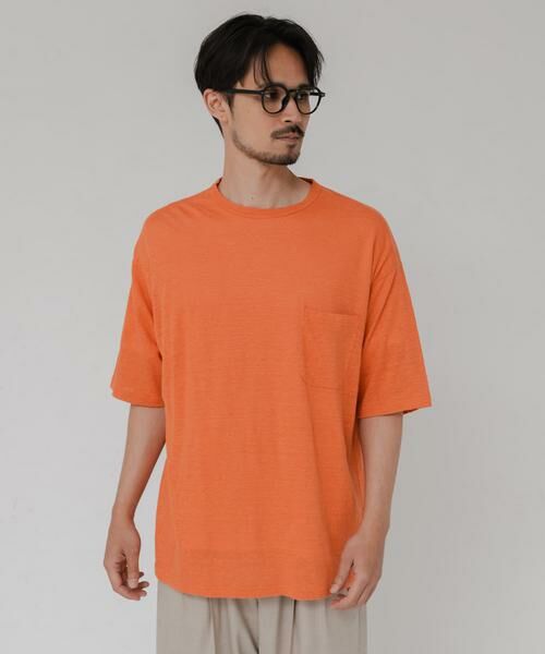URBAN RESEARCH / アーバンリサーチ Tシャツ | 『別注』YLEVE×URBAN RESEARCH　LINEN POCKET T-SHIRTS | 詳細2