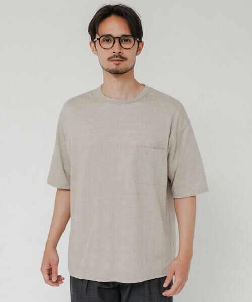 URBAN RESEARCH / アーバンリサーチ Tシャツ | 『別注』YLEVE×URBAN RESEARCH　LINEN POCKET T-SHIRTS | 詳細9