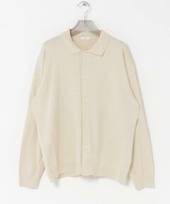 URBAN RESEARCH / アーバンリサーチ ニット・セーター | ATON　C/W BOUCLE POLO CARDIGAN