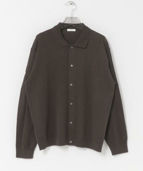 URBAN RESEARCH / アーバンリサーチ ニット・セーター | ATON　C/W BOUCLE POLO CARDIGAN | 詳細3