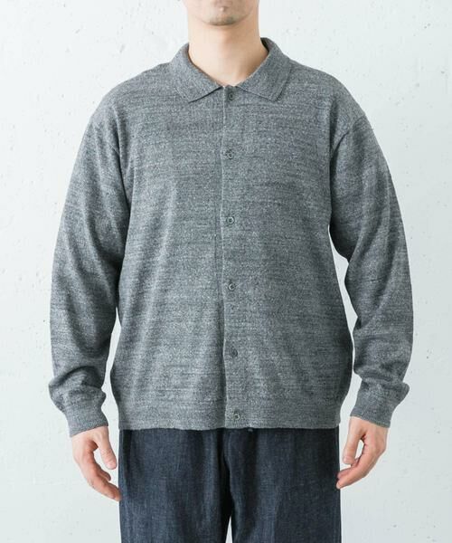 URBAN RESEARCH / アーバンリサーチ ニット・セーター | ATON　C/W BOUCLE POLO CARDIGAN | 詳細5