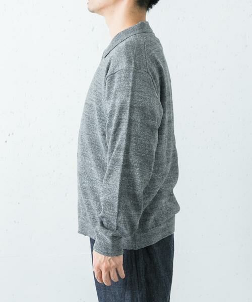 URBAN RESEARCH / アーバンリサーチ ニット・セーター | ATON　C/W BOUCLE POLO CARDIGAN | 詳細6
