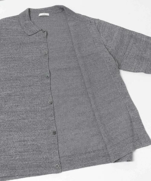 URBAN RESEARCH / アーバンリサーチ ニット・セーター | ATON　C/W BOUCLE POLO CARDIGAN | 詳細9