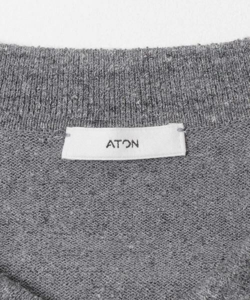 URBAN RESEARCH / アーバンリサーチ ニット・セーター | ATON　C/W BOUCLE POLO CARDIGAN | 詳細12