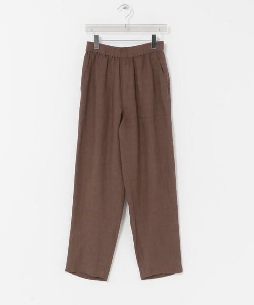 URBAN RESEARCH / アーバンリサーチ その他パンツ | YLEVE　LINEN POPLIN PANTS（ブラウン）
