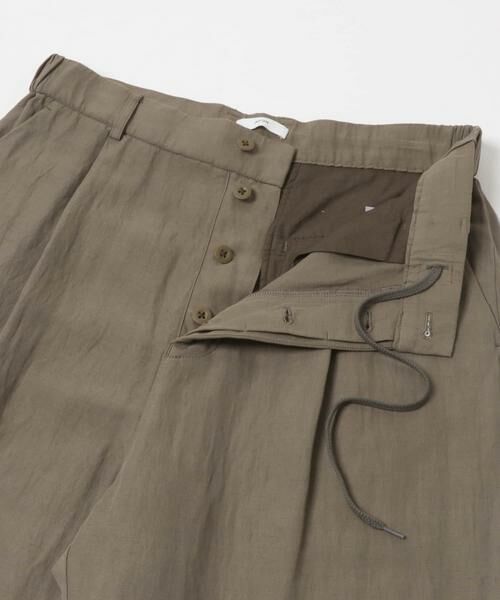 URBAN RESEARCH / アーバンリサーチ その他パンツ | ATON　COTTON LINEN VOILE LOOSE FIT PANTS | 詳細7
