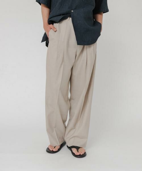 URBAN RESEARCH / アーバンリサーチ その他パンツ | 『別注』YLEVE×URBAN RESEARCH　S120S WOOL 3TACK PANTS | 詳細12