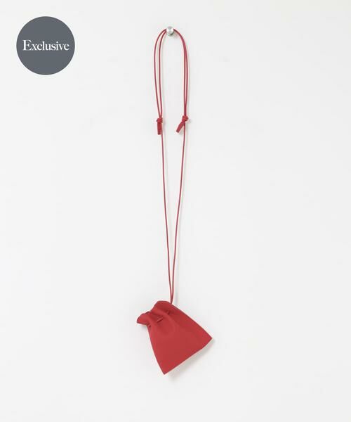 URBAN RESEARCH / アーバンリサーチ ポーチ | 『一部別注カラー』ITTI　HERRIE KINCHAKU POUCH（レッド）