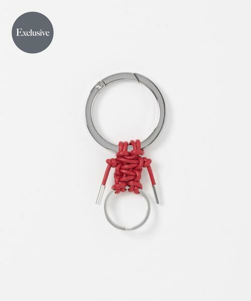 URBAN RESEARCH / アーバンリサーチ キーホルダー・ストラップ | 『一部別注カラー』ITTI　CRISTY KNOTMAN RING（レッド）