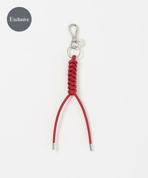 URBAN RESEARCH / アーバンリサーチ キーホルダー・ストラップ | 『一部別注カラー』ITTI　CRISTY SNAKEKNOT CHARM（レッド）