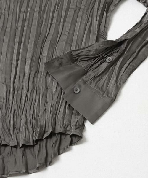 URBAN RESEARCH / アーバンリサーチ シャツ・ブラウス | Studio Doe　SATIN PLEATED SHIRTS | 詳細5