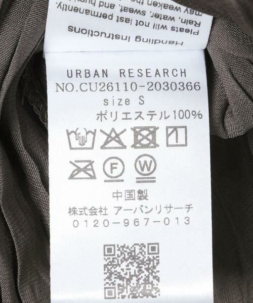 URBAN RESEARCH / アーバンリサーチ シャツ・ブラウス | Studio Doe　SATIN PLEATED SHIRTS | 詳細9