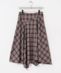 URBAN RESEARCH / アーバンリサーチ スカート | Studio Doe　ASYMMETRICAL PLAID SKIRT
