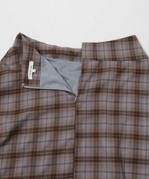 URBAN RESEARCH / アーバンリサーチ スカート | Studio Doe　ASYMMETRICAL PLAID SKIRT | 詳細4