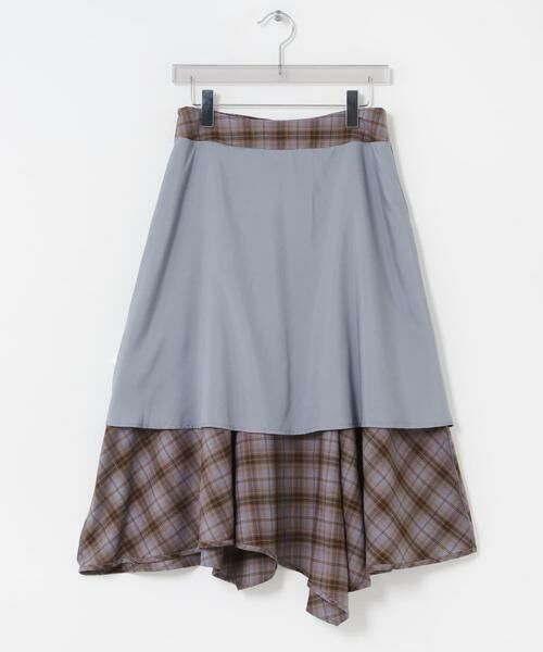 URBAN RESEARCH / アーバンリサーチ スカート | Studio Doe　ASYMMETRICAL PLAID SKIRT | 詳細5
