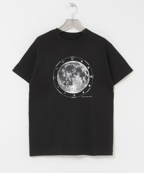 URBAN RESEARCH / アーバンリサーチ Tシャツ | Cotton Expressions　MOON PHASES T-SHIRTS（ブラック）