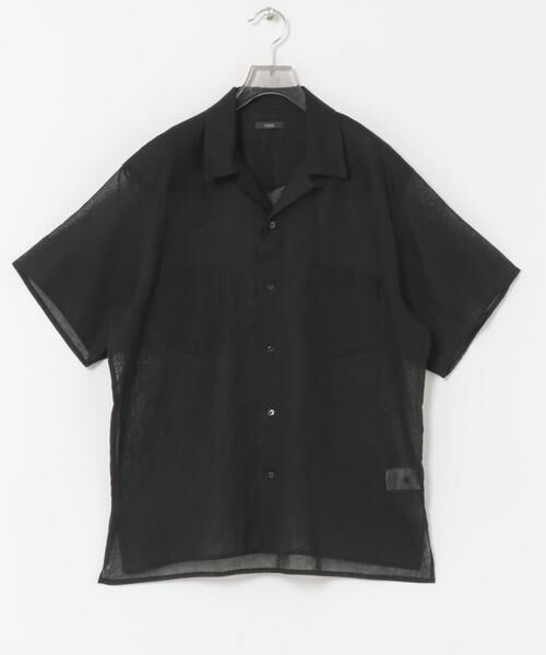 URBAN RESEARCH / アーバンリサーチ シャツ・ブラウス | YLEVE　C/R VOILE HAND STITCH SHIRTS（ブラック）