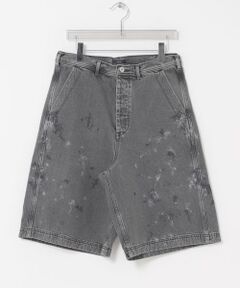 URBAN RESEARCH / アーバンリサーチ ショート・ハーフ・半端丈パンツ | YLEVE　HAND PAINT DENIM SHORTS