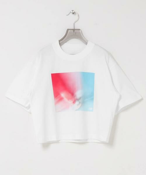 URBAN RESEARCH / アーバンリサーチ Tシャツ | NEW BALANCE　NB GREYフォトTシャツレッド（ホワイト系その他）