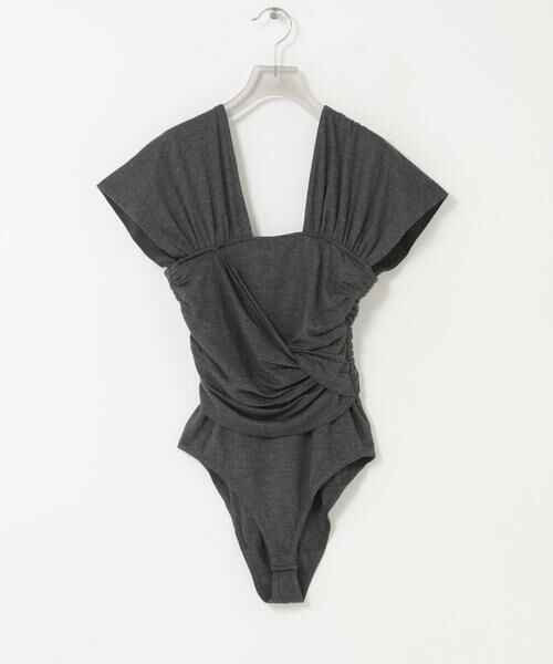 URBAN RESEARCH / アーバンリサーチ その他トップス | GANNI　MODAL DRAPED BODYSUIT | 詳細3