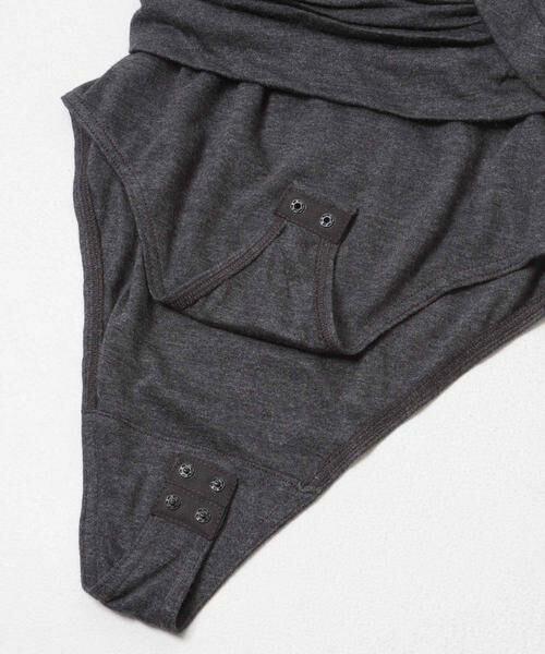 URBAN RESEARCH / アーバンリサーチ その他トップス | GANNI　MODAL DRAPED BODYSUIT | 詳細4