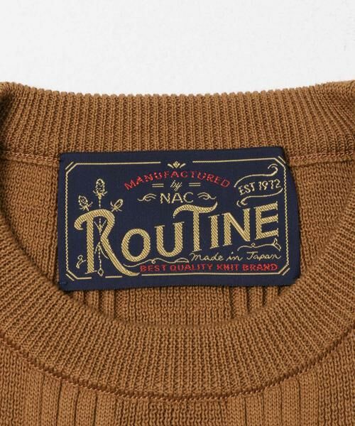 URBAN RESEARCH / アーバンリサーチ ニット・セーター | 『別注』ROUTINE×URBAN RESEARCH　VINTAGE CREWNECK | 詳細12
