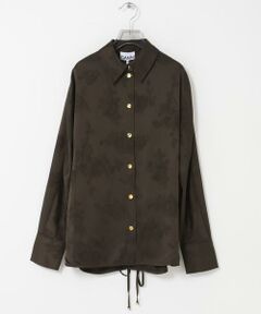 URBAN RESEARCH / アーバンリサーチ シャツ・ブラウス | GANNI　SATIN JACQUARD LONG-SLEEVE SHIRTS