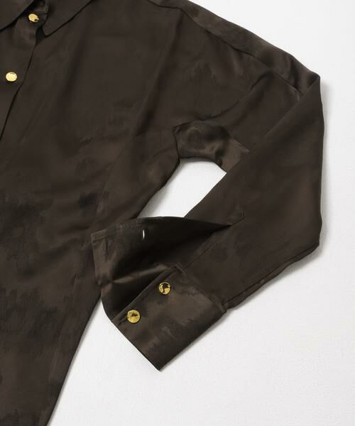 URBAN RESEARCH / アーバンリサーチ シャツ・ブラウス | GANNI　SATIN JACQUARD LONG-SLEEVE SHIRTS | 詳細2