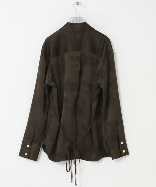 URBAN RESEARCH / アーバンリサーチ シャツ・ブラウス | GANNI　SATIN JACQUARD LONG-SLEEVE SHIRTS | 詳細3