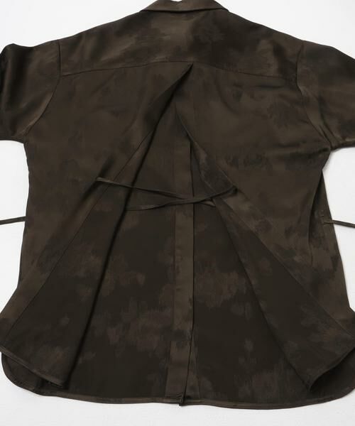 URBAN RESEARCH / アーバンリサーチ シャツ・ブラウス | GANNI　SATIN JACQUARD LONG-SLEEVE SHIRTS | 詳細5