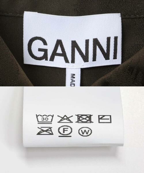 URBAN RESEARCH / アーバンリサーチ シャツ・ブラウス | GANNI　SATIN JACQUARD LONG-SLEEVE SHIRTS | 詳細7