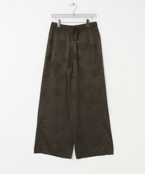 URBAN RESEARCH / アーバンリサーチ その他パンツ | GANNI　SATIN JACQUARD PANTS（ブラウン）