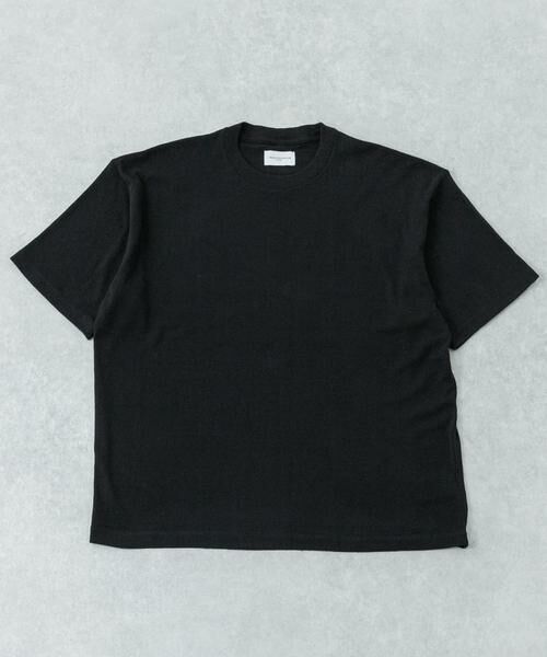 URBAN RESEARCH / アーバンリサーチ Tシャツ | new basic　SILK NEP T-SHIRTS（ブラック）