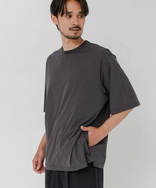 URBAN RESEARCH / アーバンリサーチ Tシャツ | 『撥水/接触冷感』『UR TECH MoLight』PACKABLE T-SHIRTS（チャコールグレー）