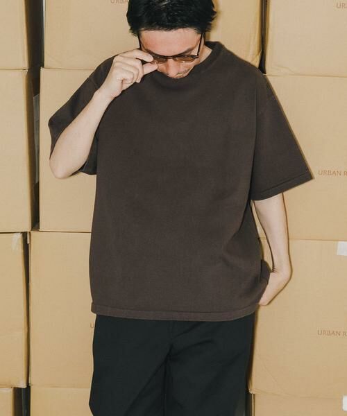 URBAN RESEARCH / アーバンリサーチ Tシャツ | LOGIC ONE HEAVY DOPE T-SHIRTS（ブラウン）