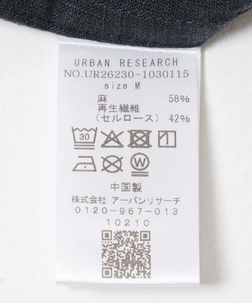 URBAN RESEARCH / アーバンリサーチ シャツ・ブラウス | SANDWASH LINEN OPEN SHIRTS | 詳細29