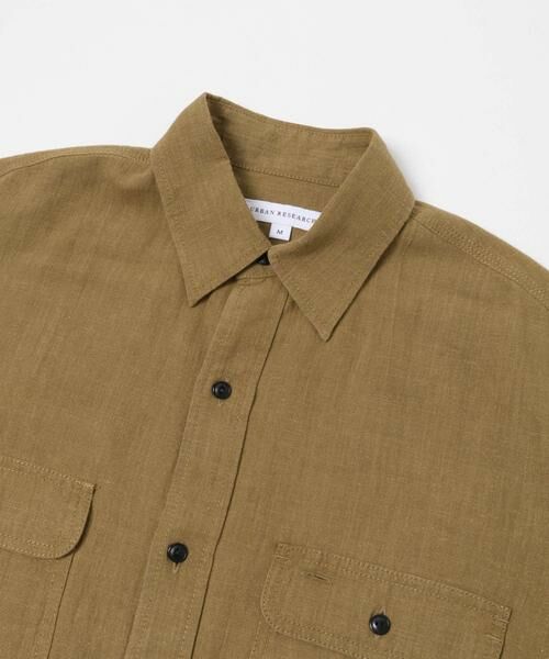 URBAN RESEARCH / アーバンリサーチ シャツ・ブラウス | SANDWASH LINEN WORK SHIRTS | 詳細10
