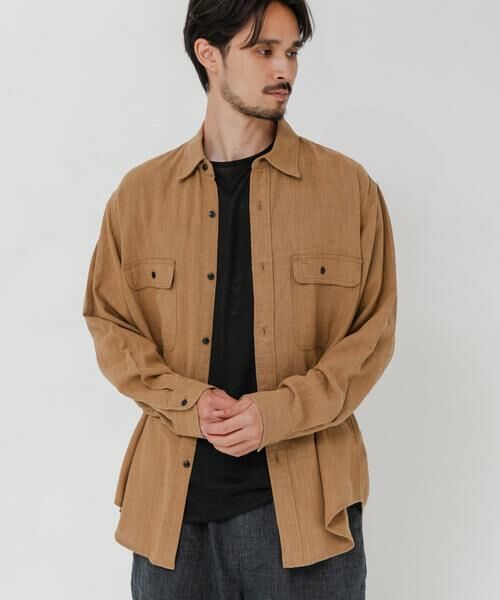 URBAN RESEARCH / アーバンリサーチ シャツ・ブラウス | SANDWASH LINEN WORK SHIRTS | 詳細2