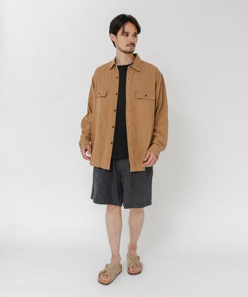 URBAN RESEARCH / アーバンリサーチ シャツ・ブラウス | SANDWASH LINEN WORK SHIRTS | 詳細4